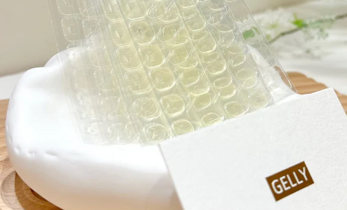 Solid nail glue, glue stickers, nail glue, UV nail glue, press on nails, 穿戴甲, 假甲片, 果凍膠, 固態膠, UV果凍膠