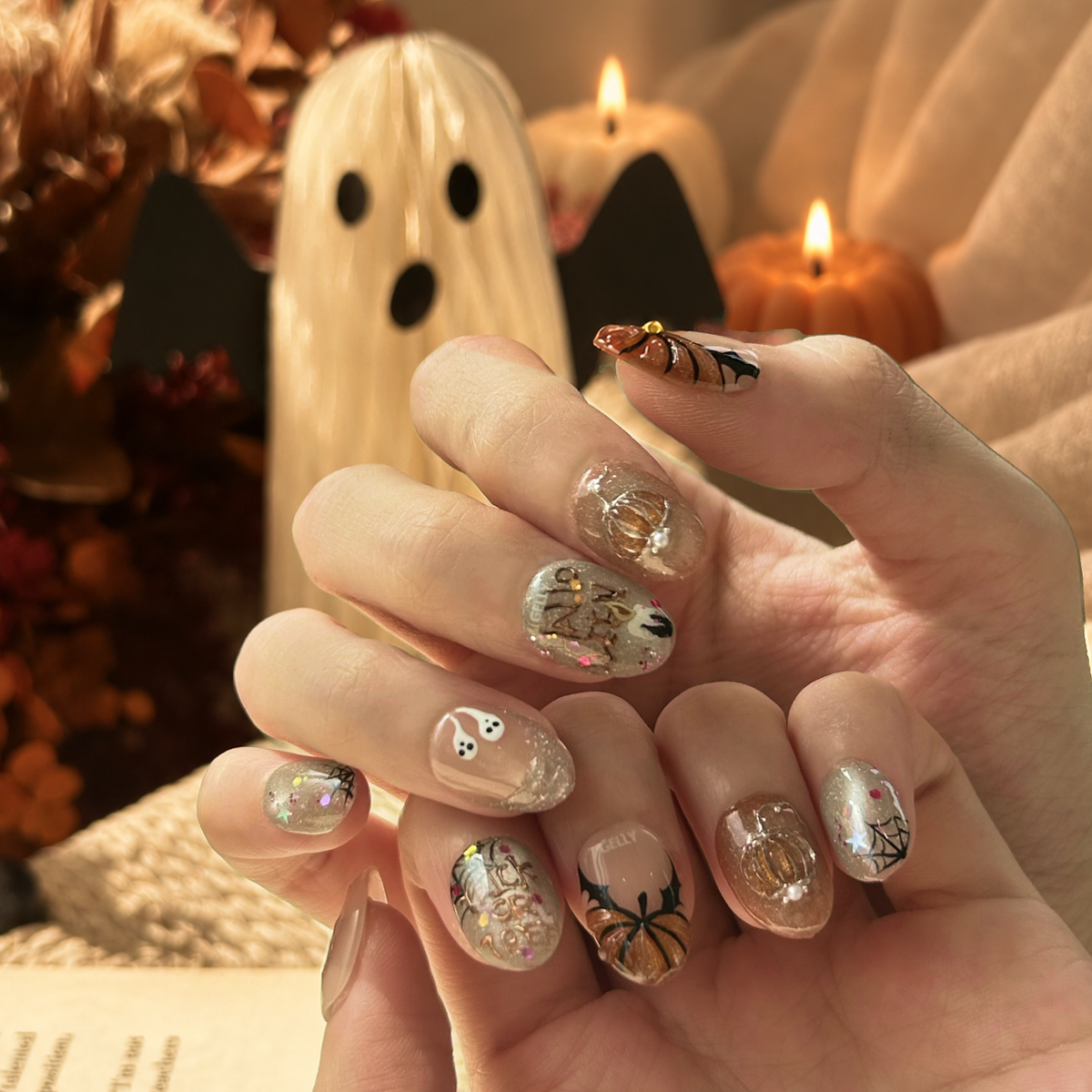 萬聖節美甲 halloween nail 
