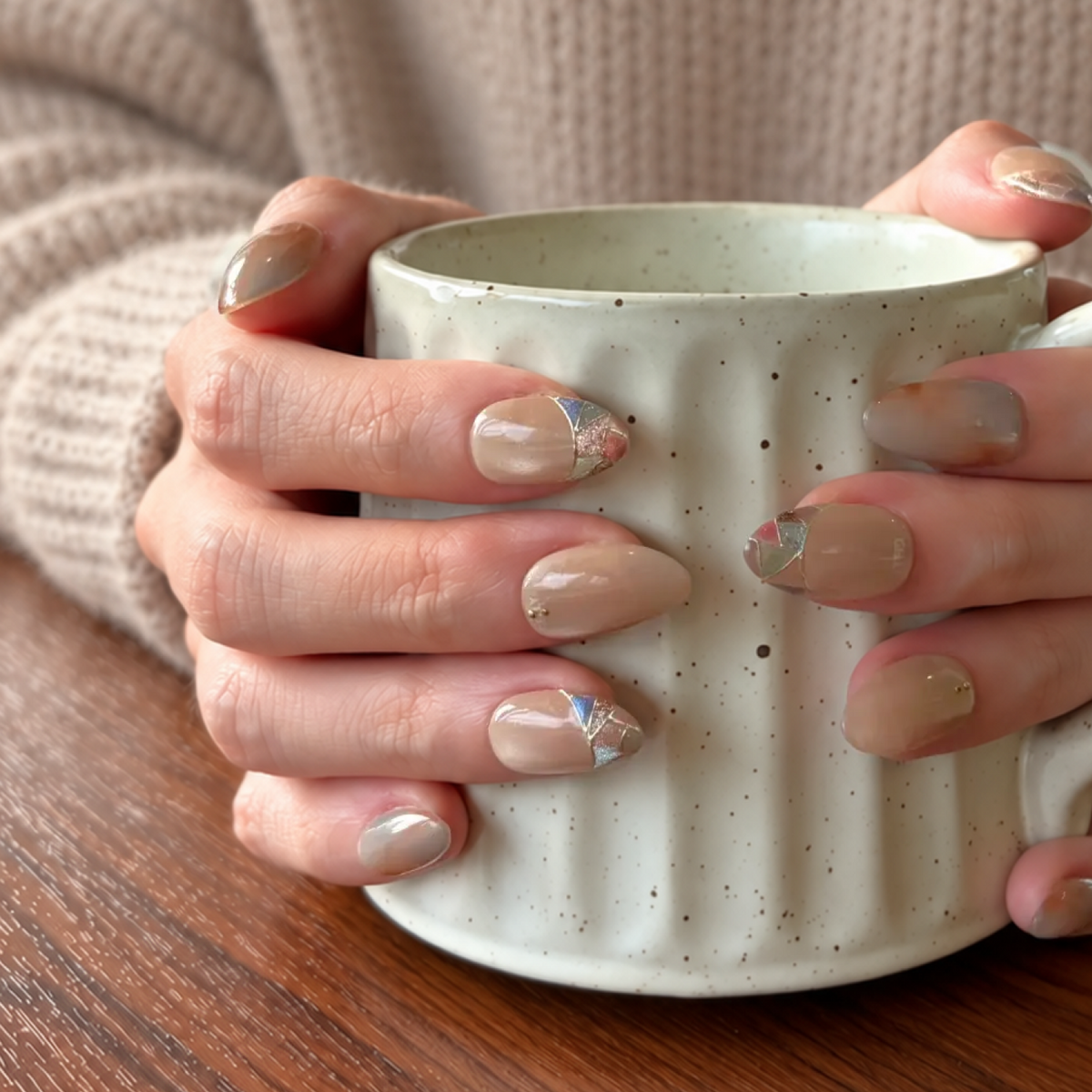 法式美甲 french nail