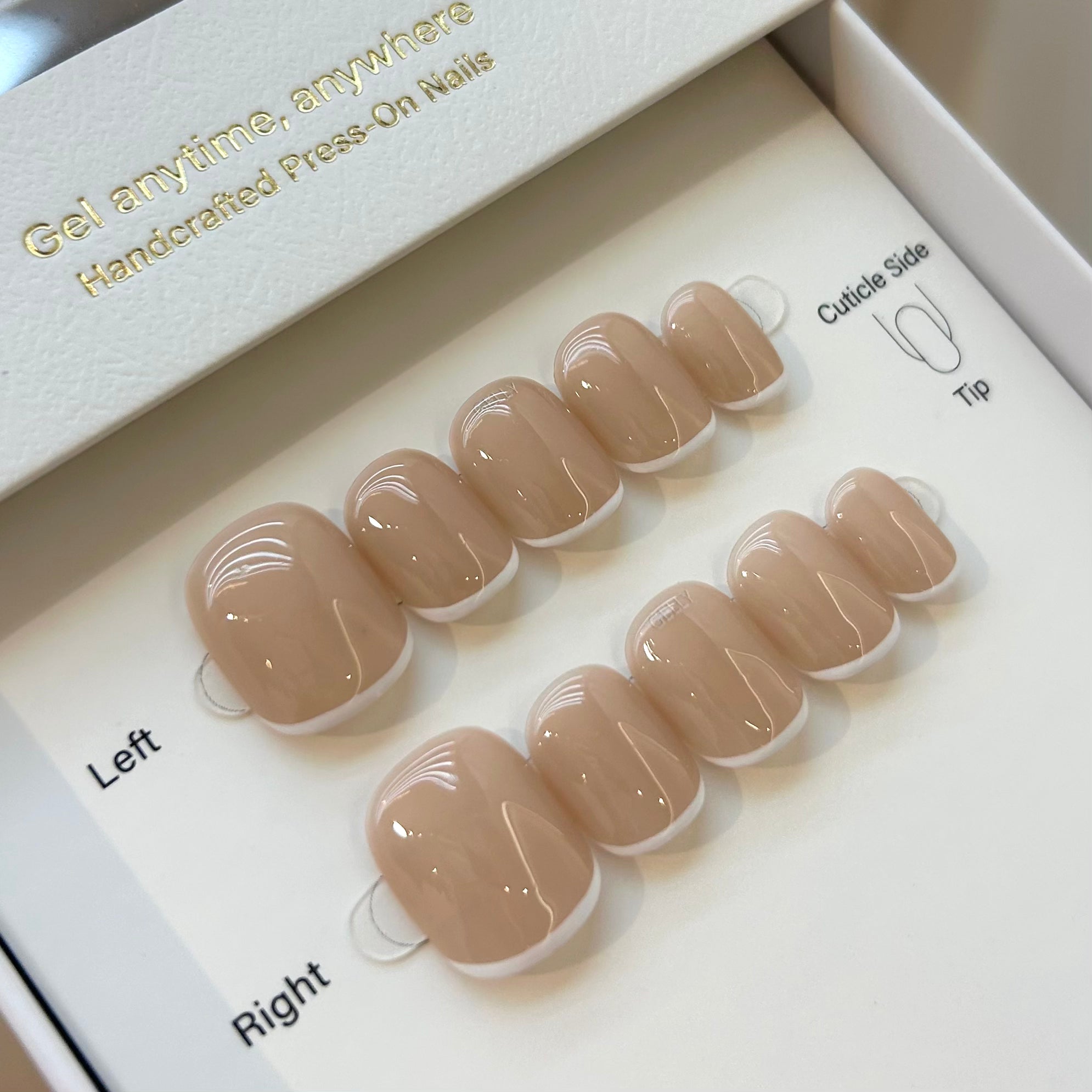 Frenchie nail, Press On Nails