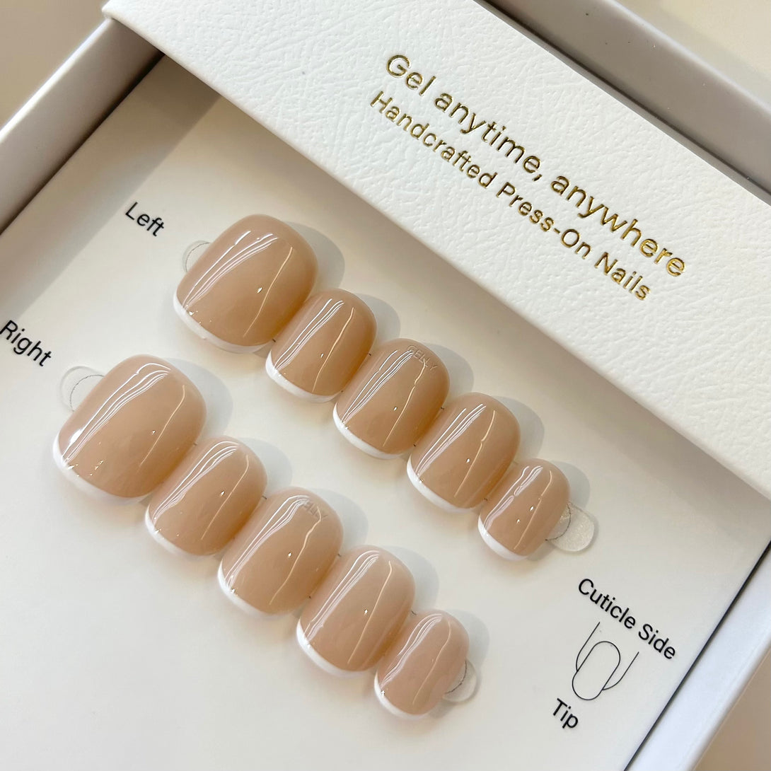 Frenchie nail, Press On Nails