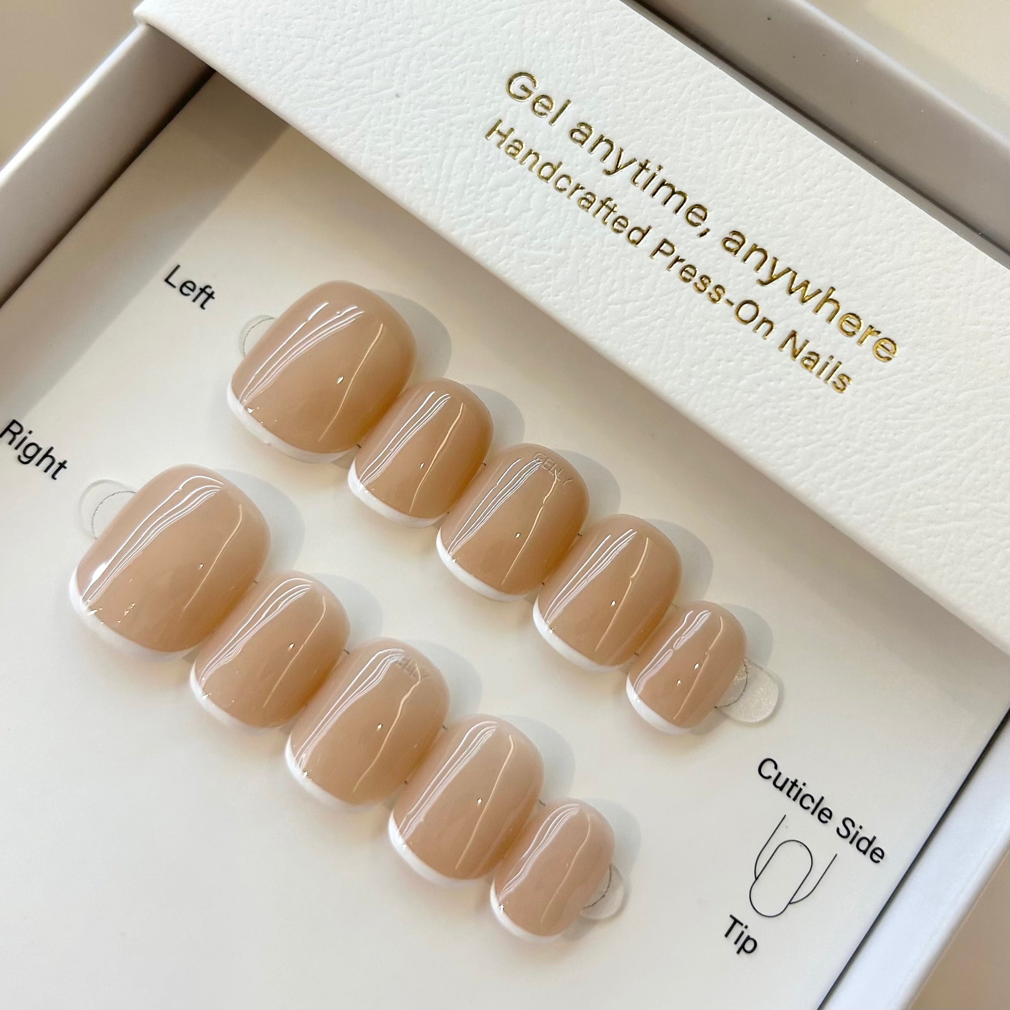 Frenchie nail, Press On Nails
