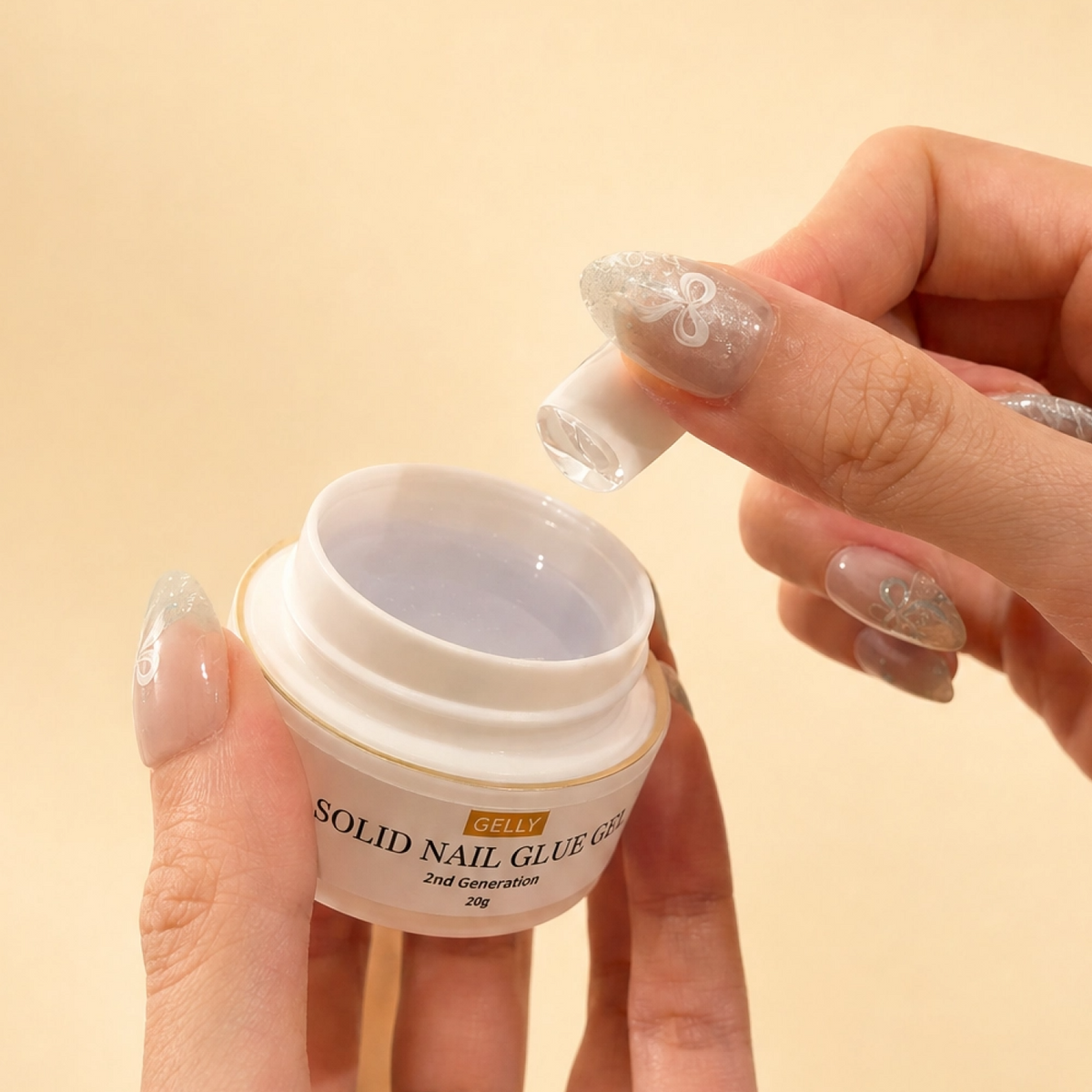 press on nail, solid gel for nail