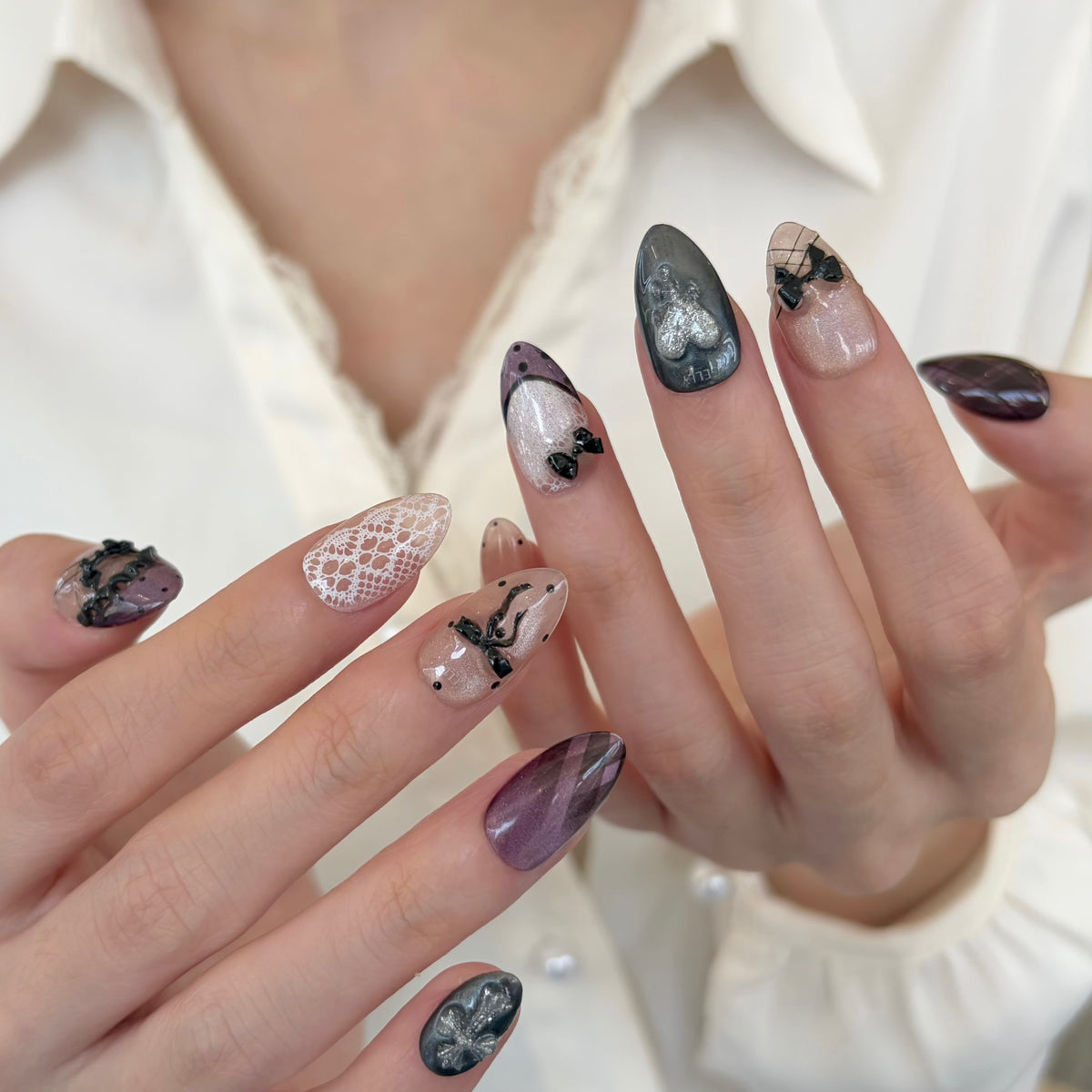 french nail 法式 穿戴甲