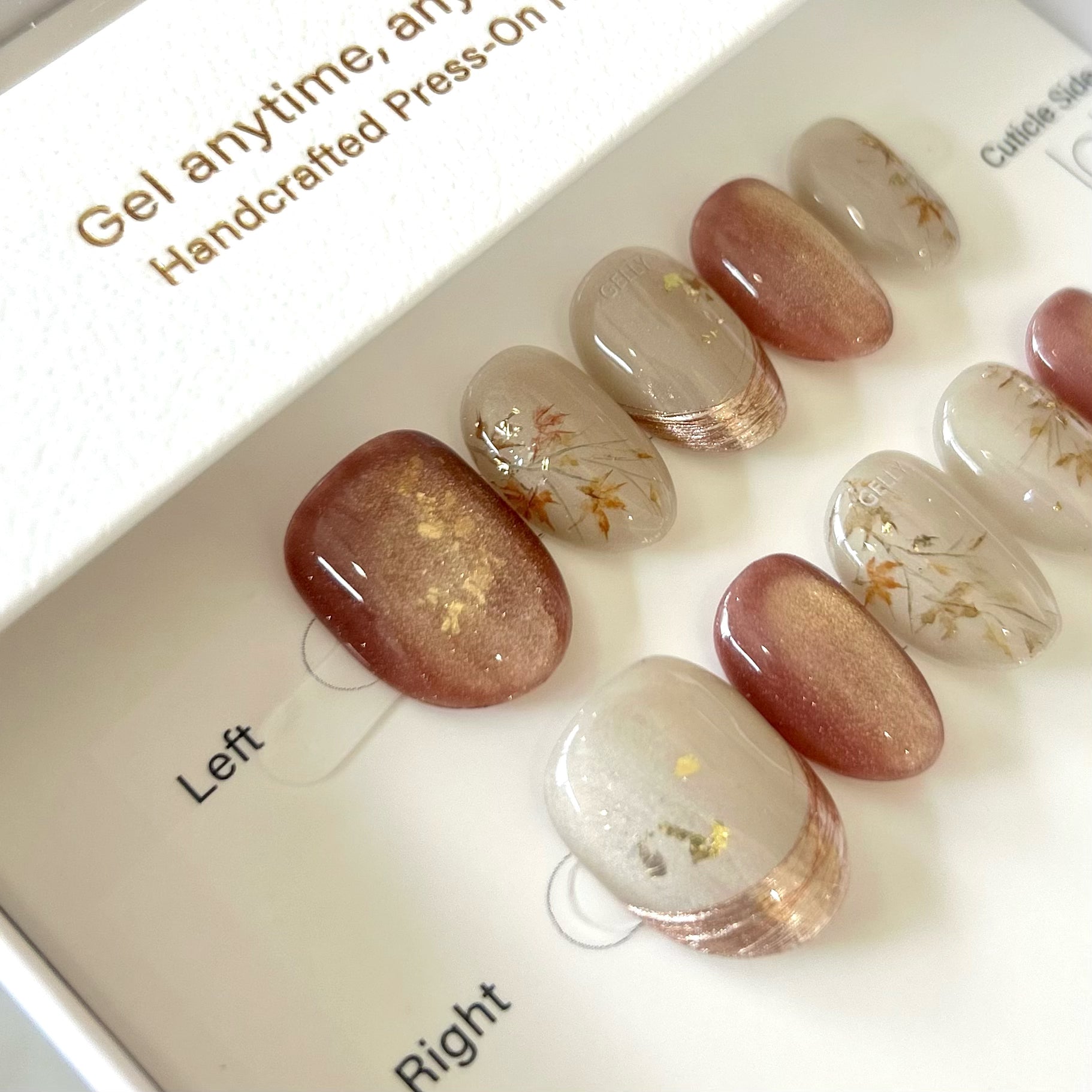 新中式穿戴甲 Chinese style press on nails