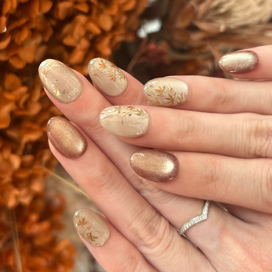 新中式穿戴甲 Chinese style press on nails