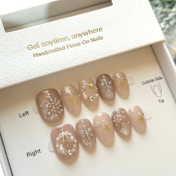 聖誕穿戴甲 Christmas press on nail