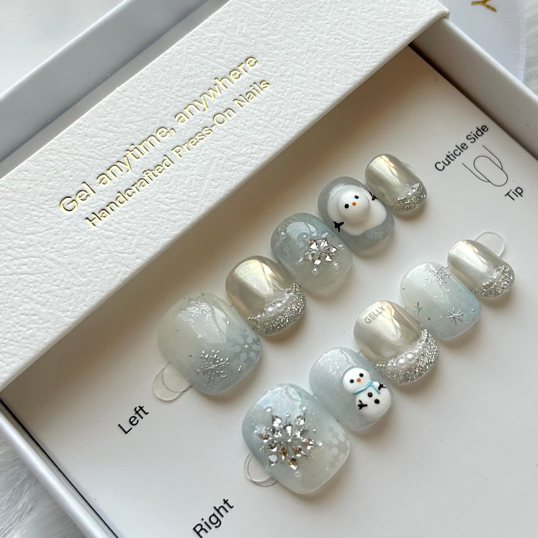 聖誕穿戴甲 Christmas press on nail