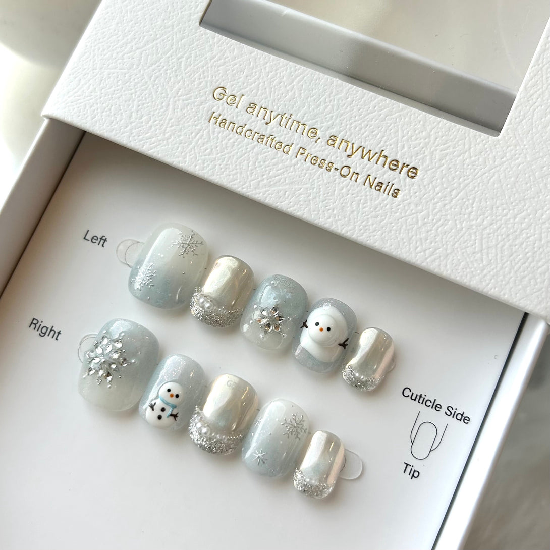 聖誕穿戴甲 Christmas press on nail