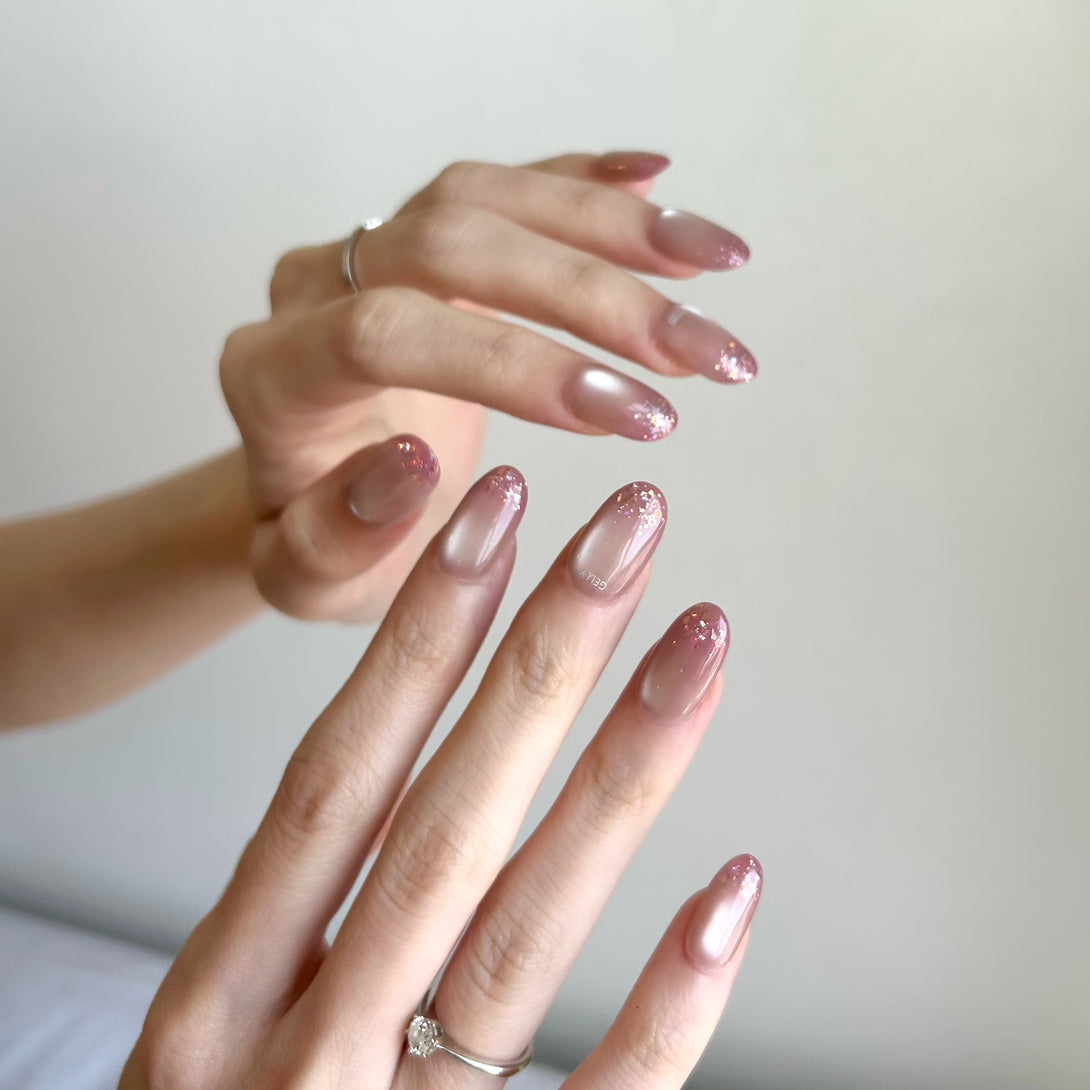 貓眼穿戴甲 漸變美甲 cat eye press on nail