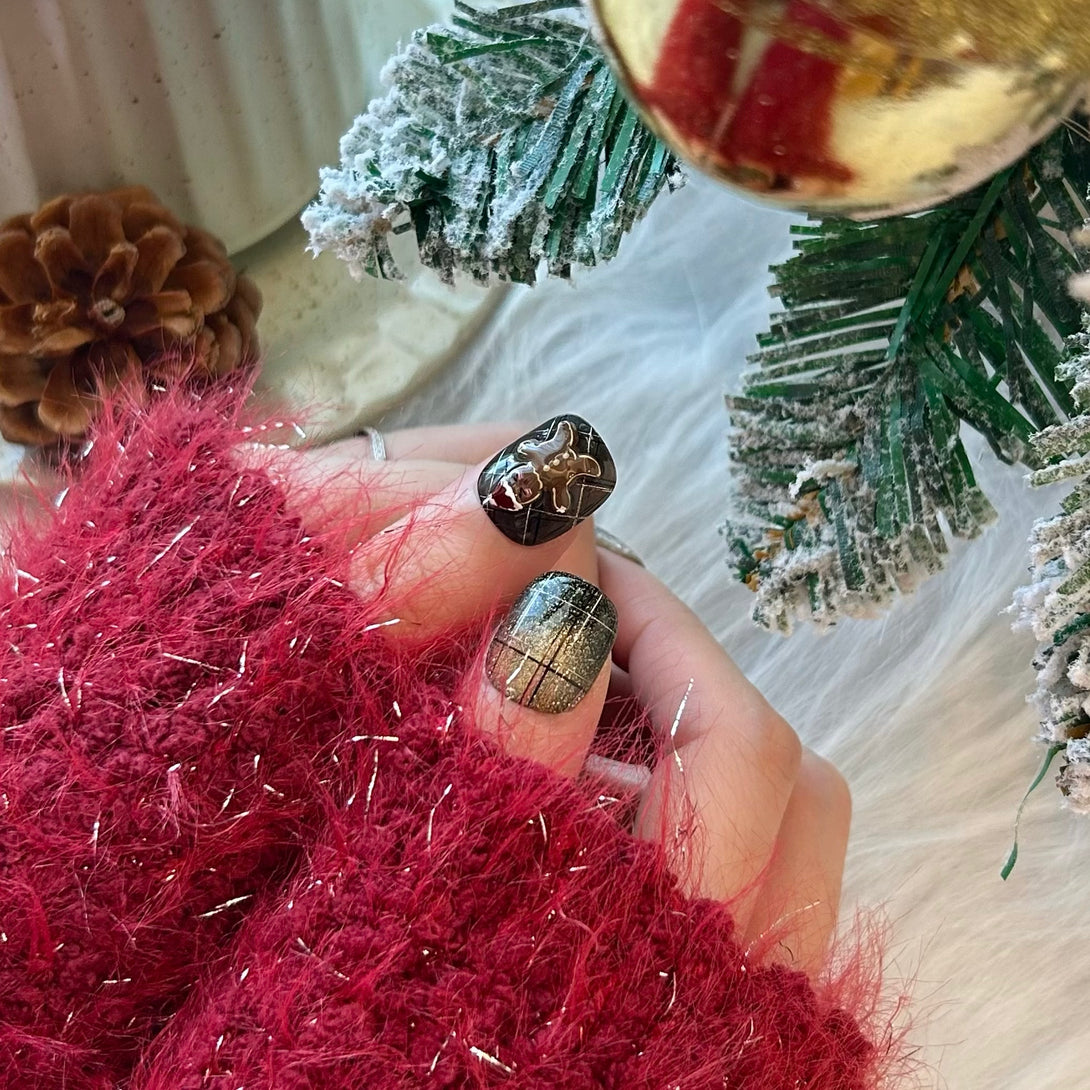 聖誕穿戴甲 Christmas press on nail
