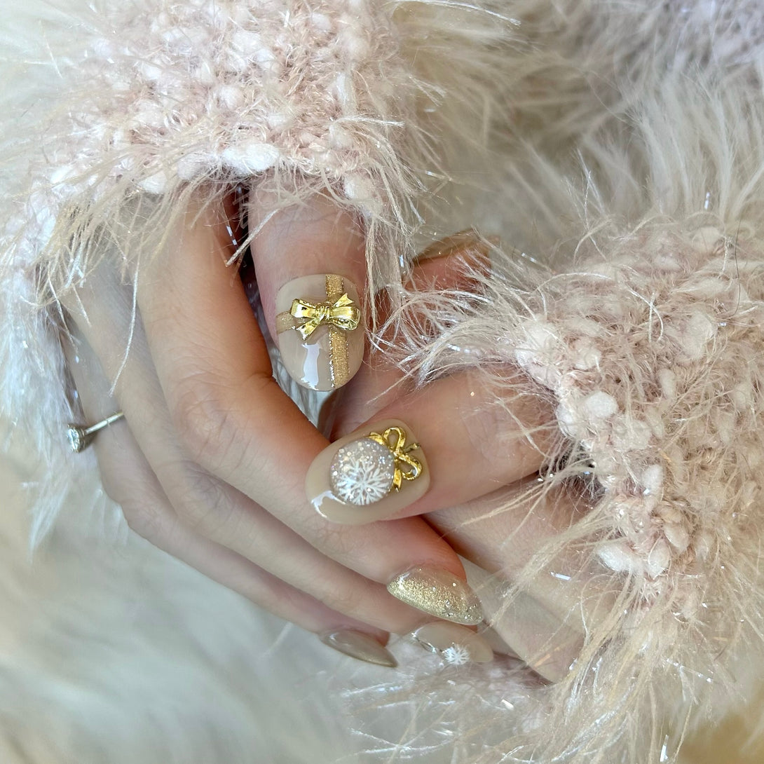 聖誕穿戴甲 Christmas press on nail