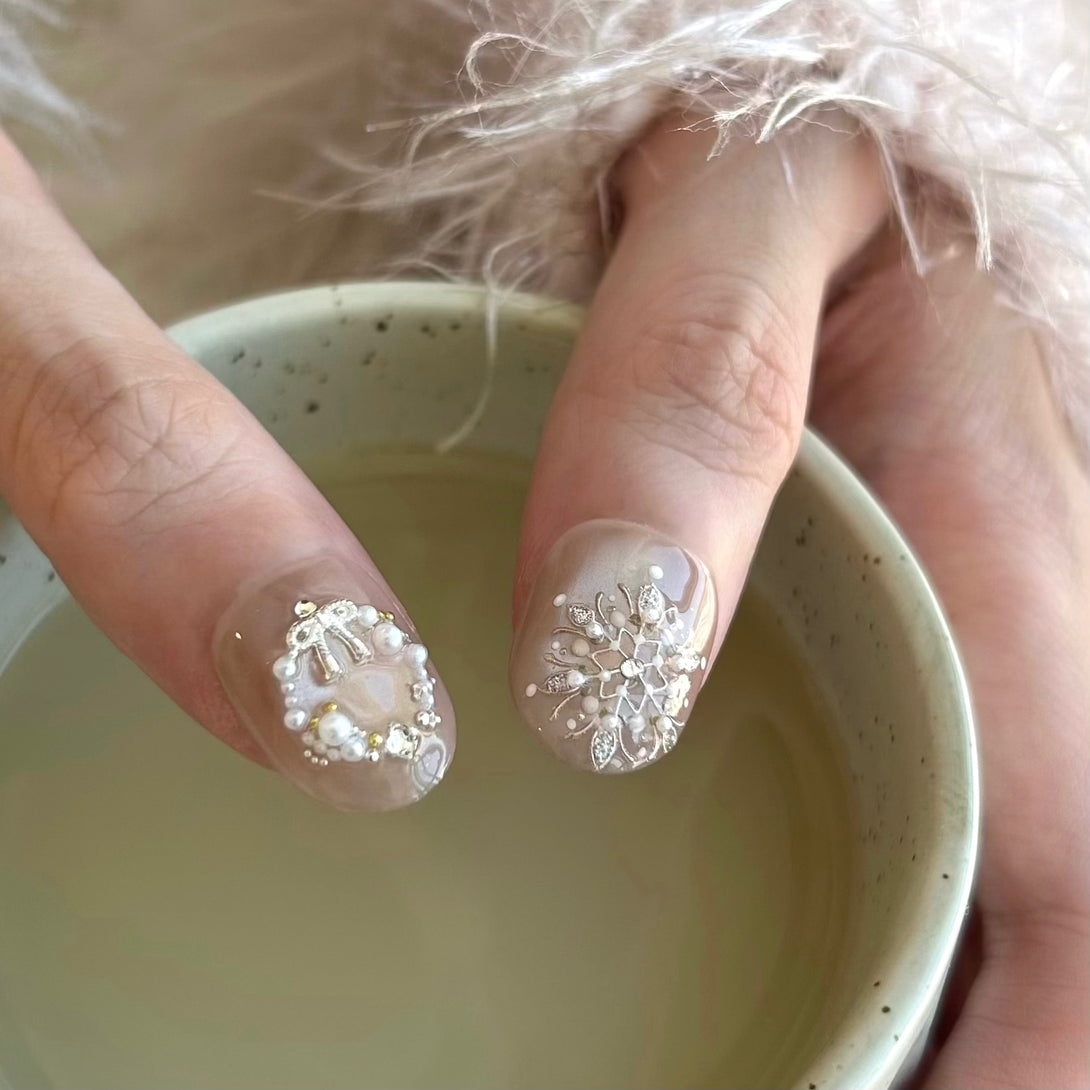 聖誕穿戴甲 Christmas press on nail