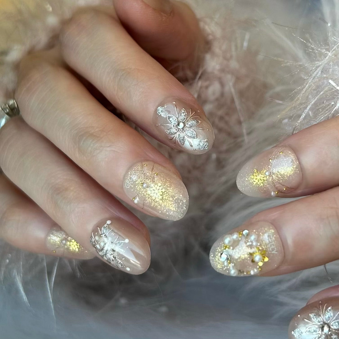 聖誕穿戴甲 Christmas press on nail
