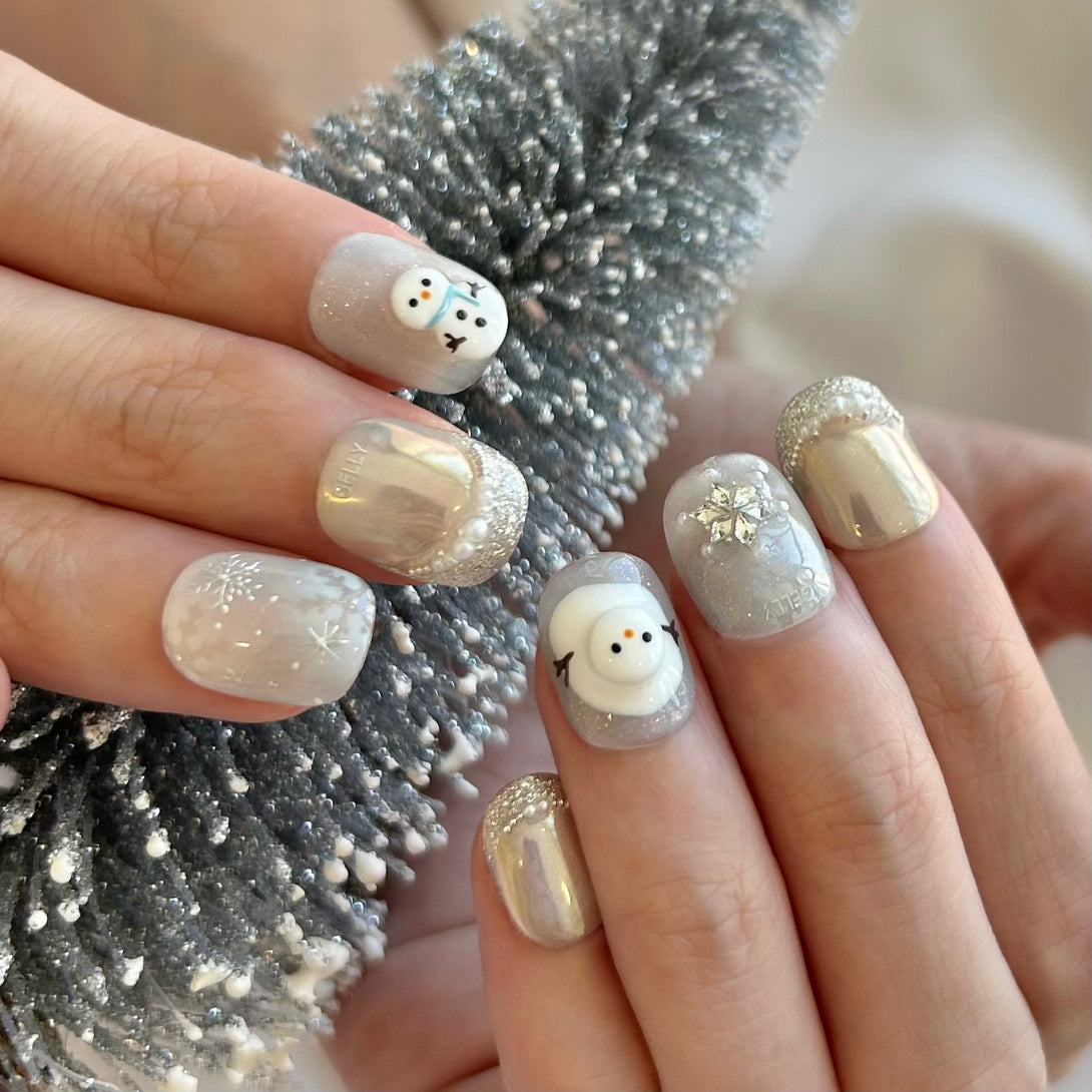聖誕穿戴甲 Christmas press on nail