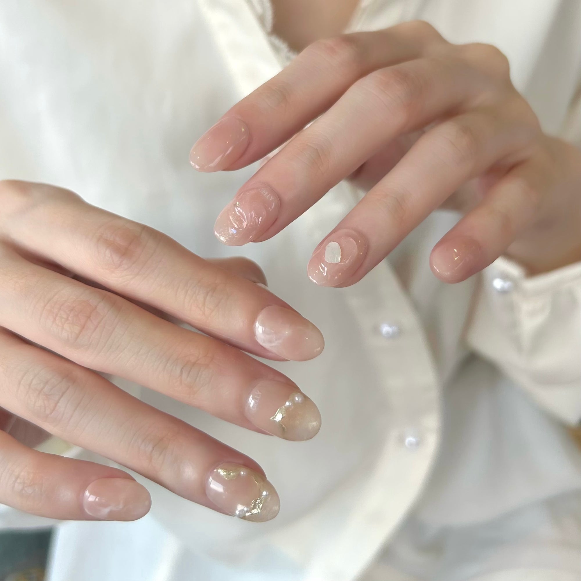 暈染美甲 Marble nails