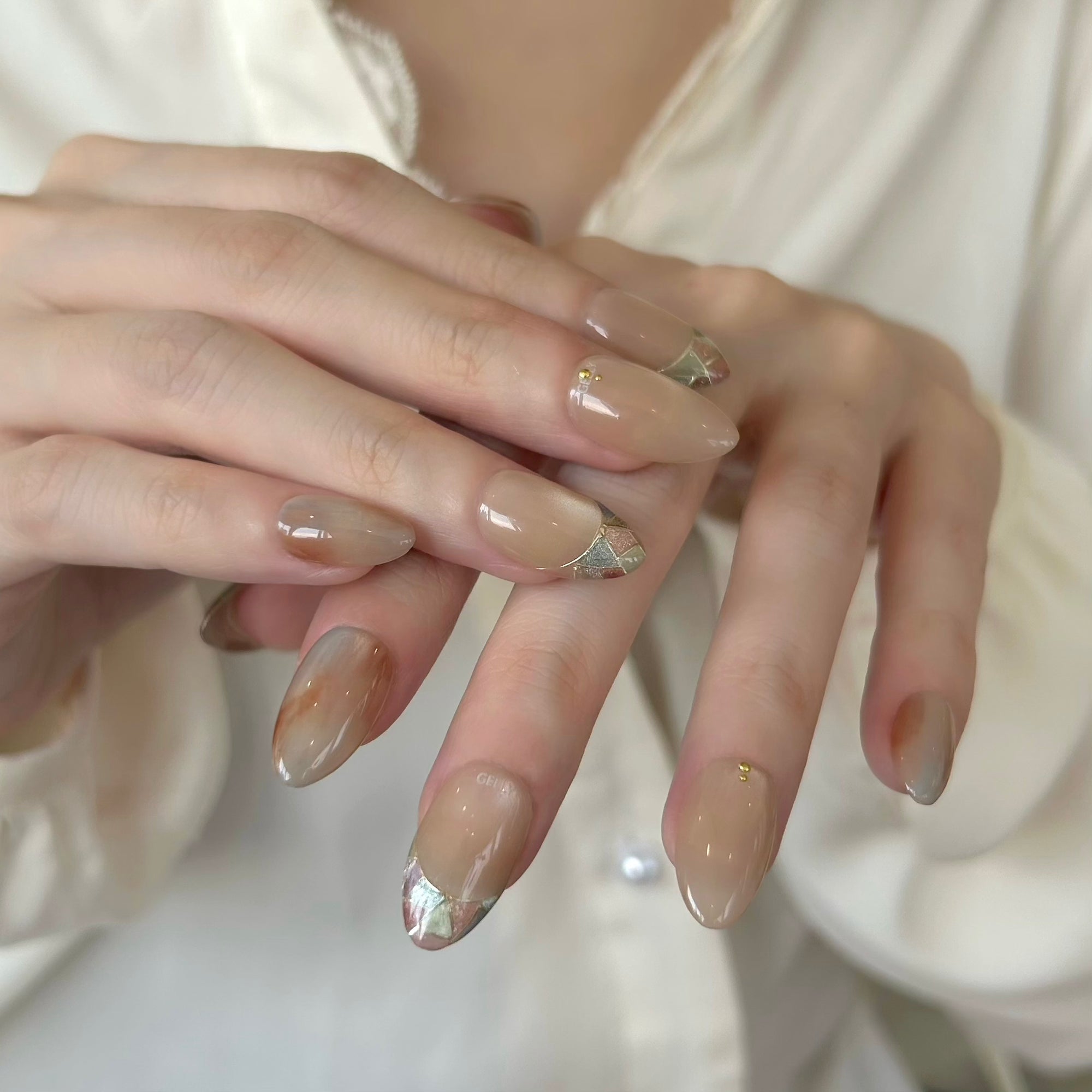 法式美甲 french nail