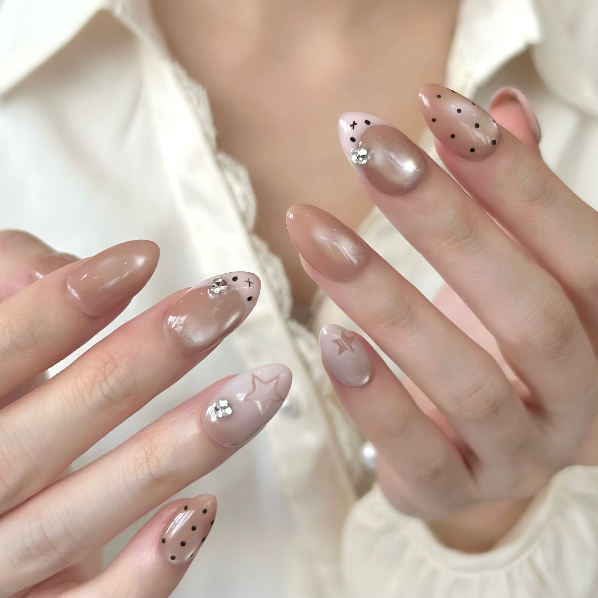 法式美甲 french nail