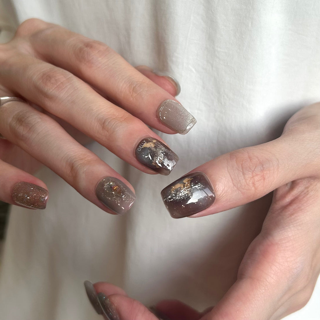 秋冬穿戴甲 press on nail