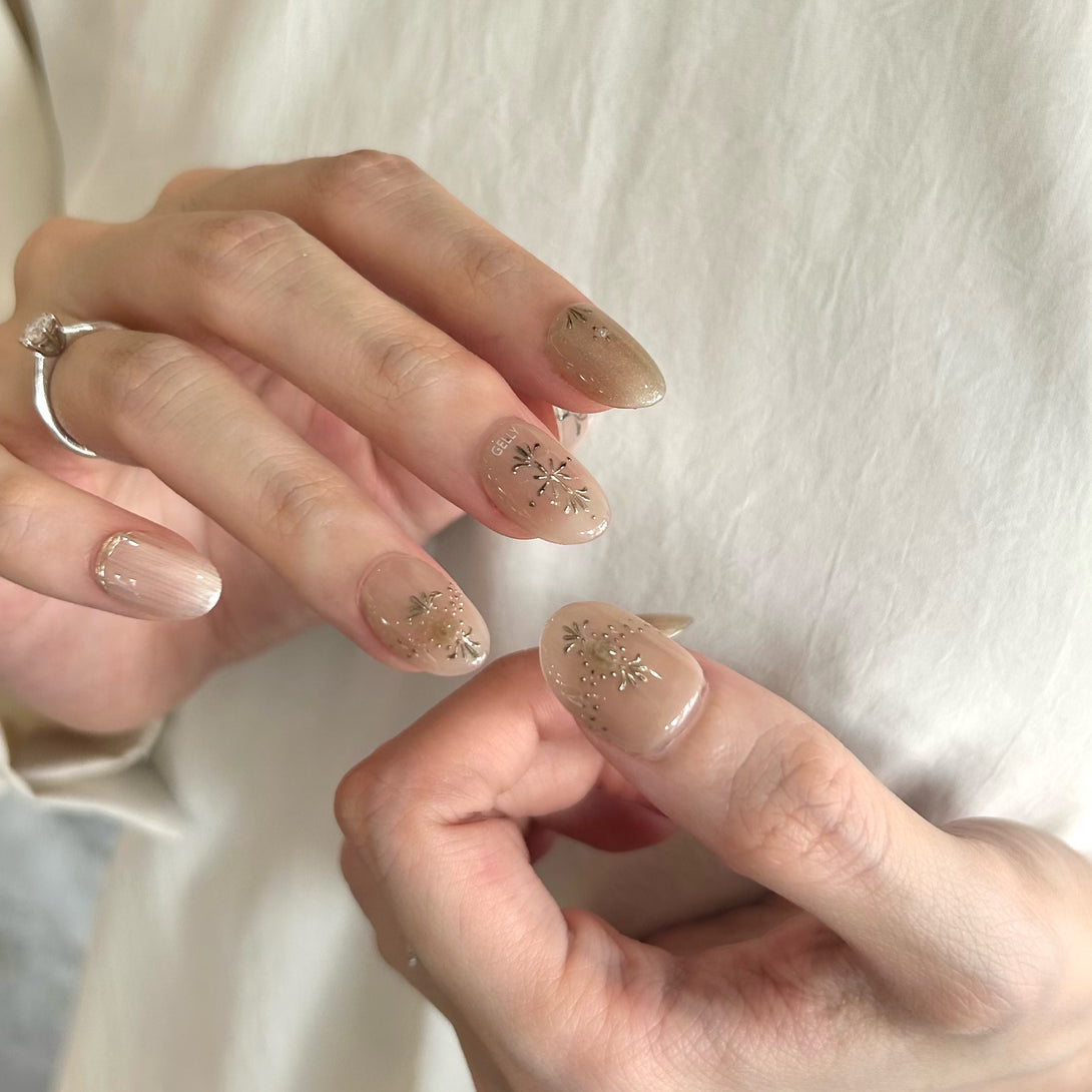 花磚穿戴甲 press on nail
