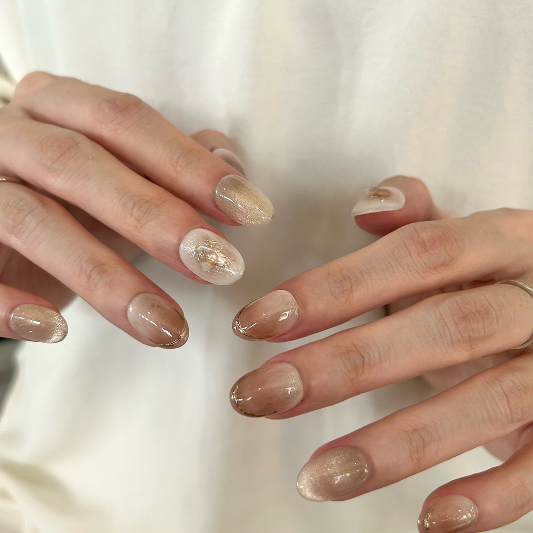 秋冬穿戴甲 press on nail
