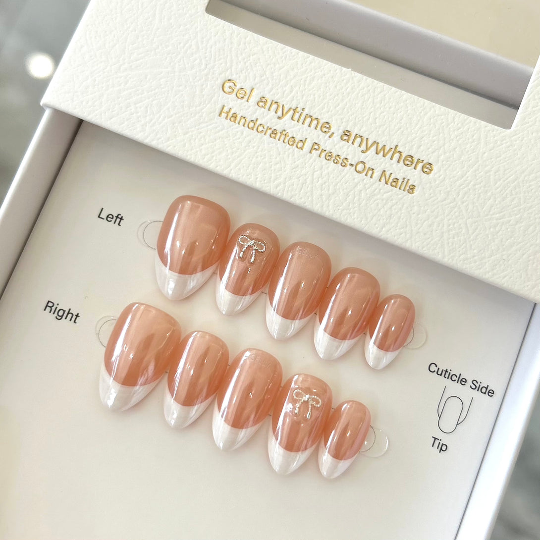 法式穿戴甲 french press on nail