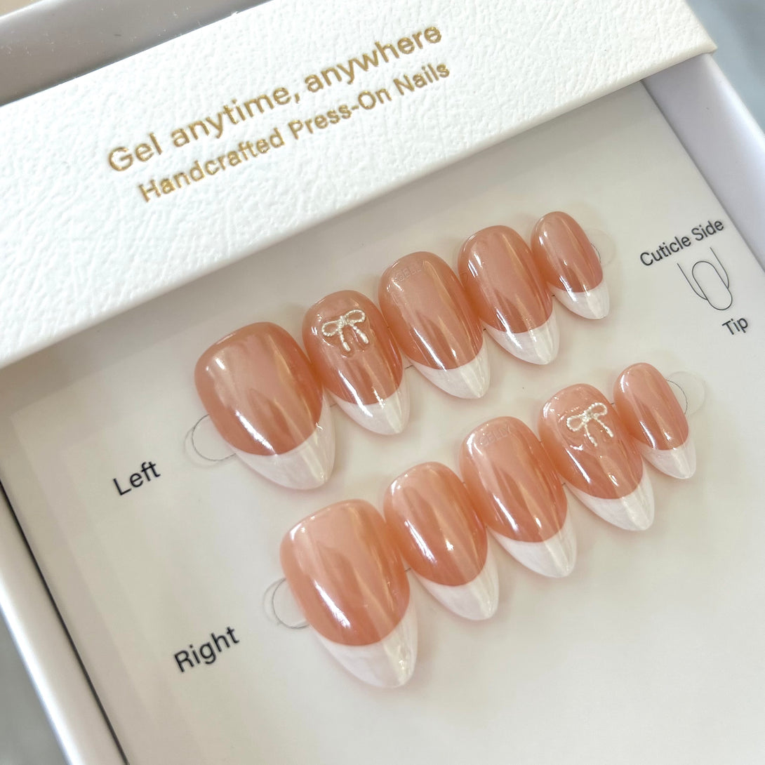 法式穿戴甲 french press on nail