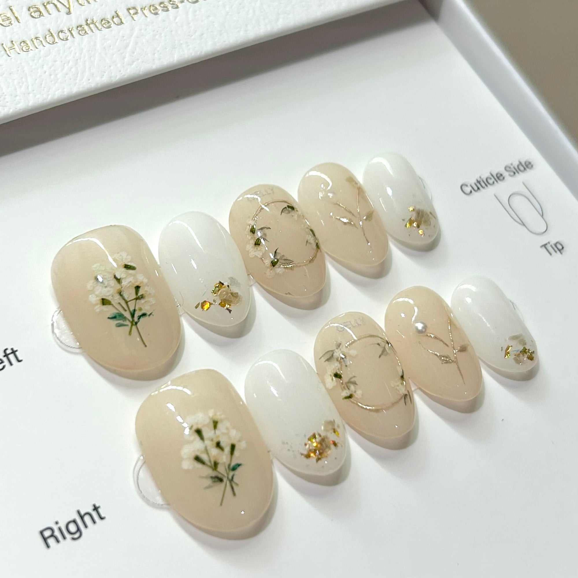 日本乾花穿戴甲 